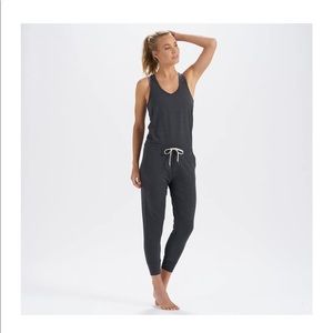 Vuori Charcoal Gray Jumpsuit